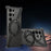 For Samsung Galaxy S25 Ultra Kickstand Magnetic Case Z Shape Bumper Phone Cover - Black - 2