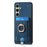 For Samsung Galaxy A26 5G Magnetic Case PU Leather Back Cover with Detachable Card Holder - Blue - 2