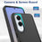 For Samsung Galaxy S25 Edge Case 2 in 1 PC + TPU Shockproof Phone Cover - Black - 2