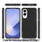 For Samsung Galaxy S25 Edge Case 2 in 1 PC + TPU Shockproof Phone Cover - Black - 7