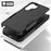 For Samsung Galaxy A26 5G Case 2 in 1 PC + TPU Shockproof Phone Cover - Black - 4