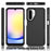 For Samsung Galaxy A26 5G Case 2 in 1 PC + TPU Shockproof Phone Cover - Black - 6