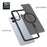 For Samsung Galaxy S25 Edge Magnetic Case TPU Frame Acrylic Back Phone Cover Skin Touch - Black - 5