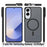For Samsung Galaxy S25 Edge Magnetic Case TPU Frame Acrylic Back Phone Cover Skin Touch - Black - 6