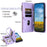 For Google Pixel 10 Pro / 10 / 9 Pro / 9 Case TPU + PU Leather Wallet Phone Cover with Wrist Strap - Purple - 7