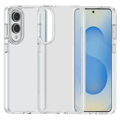 For Samsung Galaxy S25 Edge Case PC + TPU Shockproof Clear Phone Cover - Transparent - 1