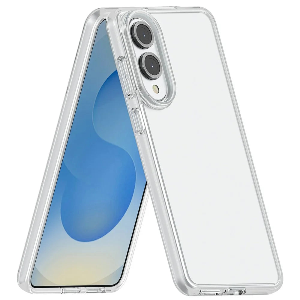 For Samsung Galaxy S25 Edge Case PC + TPU Shockproof Clear Phone Cover - Transparent - 6