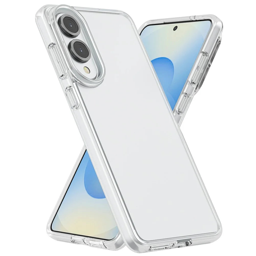 For Samsung Galaxy S25 Edge Case PC + TPU Shockproof Clear Phone Cover - Transparent - 7