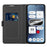 For Nothing Phone (3a) Case Shockproof TPU Inner Shell Leather Phone Cover Card Slot - Black - 2