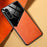 For Samsung Galaxy A26 5G Case Leather Coated PC + TPU Phone Back Cover - Orange - 2