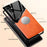 For Samsung Galaxy A26 5G Case Leather Coated PC + TPU Phone Back Cover - Orange - 5