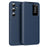 For Samsung Galaxy S23 FE Case with Card Holder Smart View Window Leather Phone Cover - Sapphire - 1