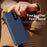 For Samsung Galaxy S24 FE Case with Card Holder Smart View Window Leather Phone Cover - Sapphire - 5