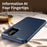 For Samsung Galaxy S24 FE Case with Card Holder Smart View Window Leather Phone Cover - Sapphire - 6