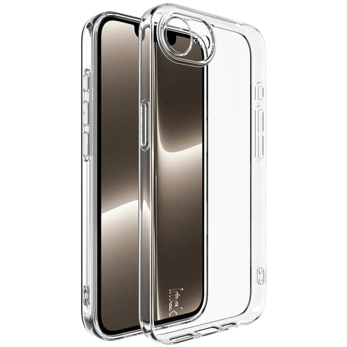 IMAK UX-5 Series For iPhone 17e / 16e Case Shockproof TPU Clear Slim Back Shell - 1