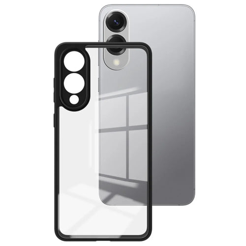 IMAK UX-9A Series for Samsung Galaxy S25 Edge Case Clear TPU PC Phone Cover Reinforced Corners - 1
