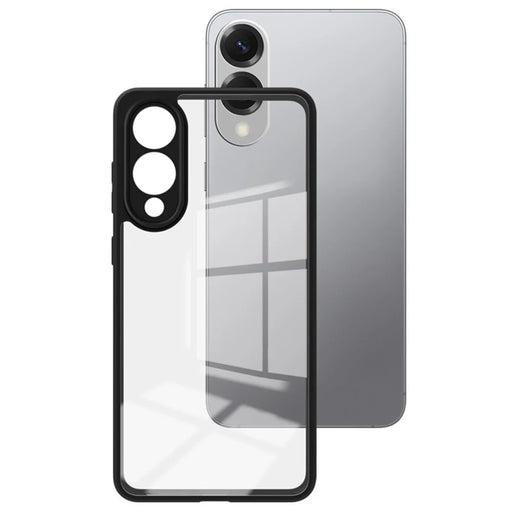 IMAK UX-9A Series for Samsung Galaxy S25 Edge Case Clear TPU PC Phone Cover Reinforced Corners - 1