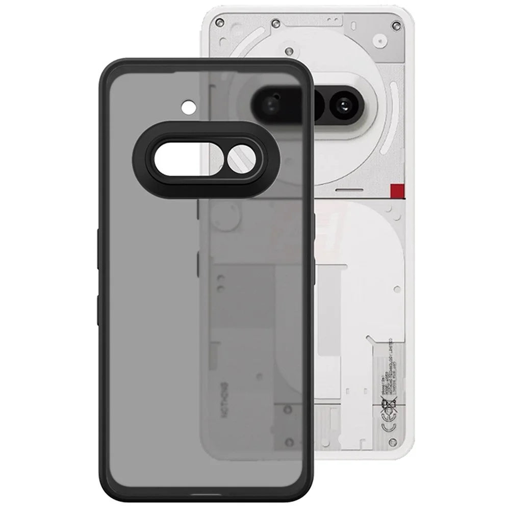 IMAK UX-9B Series For Nothing Phone (3a) Case Tiny Airbag PC TPU Matte Phone Cover - 1
