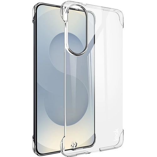 IMAK For Samsung Galaxy S25 Edge Case Reinforced Corner Clear PC Borderless Phone Cover - 1