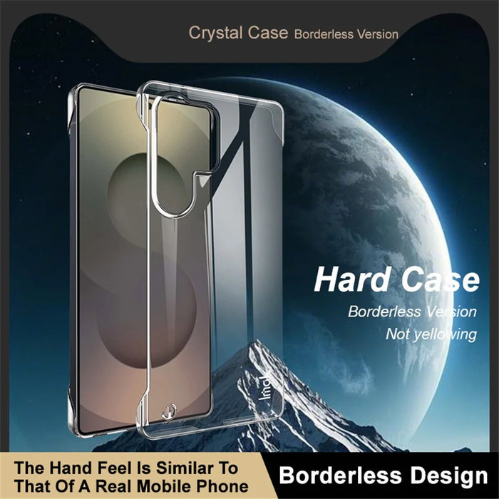 IMAK For Samsung Galaxy S25 Ultra Case Reinforced Corner Clear PC Borderless Phone Cover - 5