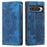 Style-010 For Google Pixel 10 Pro XL Case Magnetic Closing Leather Phone Cover Pattern Imprinted - Blue - 1