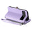 For Google Pixel 10 Pro XL Case TPU + PU Leather Wallet Phone Cover with Wrist Strap - Purple - 4