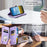 For Google Pixel 10 Pro XL Case TPU + PU Leather Wallet Phone Cover with Wrist Strap - Purple - 6