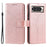 For Google Pixel 10 Pro XL Stand Case Imprinted Totem PU Leather Wallet Phone Cover - Rose Gold - 1