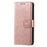 For Google Pixel 10 Pro XL Stand Case Imprinted Totem PU Leather Wallet Phone Cover - Rose Gold - 4