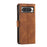 For Google Pixel 10 Pro XL Leather Case Splicing Stitching Wallet Phone Cover with Wrist Strap - Brown - 5