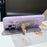 For iPhone 16 Pro Max Case Aurora Butterfly Pattern TPU + PC Phone Back Cover with Kickstand - Purple - 2