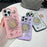 For iPhone 16 Pro Max Case Aurora Butterfly Pattern TPU + PC Phone Back Cover with Kickstand - Purple - 6