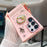For Samsung Galaxy S25 Ultra Case Flower Fairy Pattern TPU + PC Phone Back Cover with Kickstand - Pink - 3