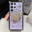 For Samsung Galaxy S25 Ultra Cases Rhinestone Decor Butterfly Pattern TPU + PC Phone Cover - Purple - 1