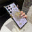 For Samsung Galaxy S25 Ultra Cases Rhinestone Decor Butterfly Pattern TPU + PC Phone Cover - Purple - 4