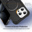 For iPhone 15 Pro Case Compatible with MagSafe Kickstand TPU + PC Shockproof Phone Back Cover - Black - 3