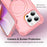 For iPhone 13 Pro Max Case Compatible with MagSafe Kickstand TPU + PC Shockproof Phone Back Cover - Pink - 3