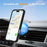 For iPhone 16 Case Compatible with MagSafe Kickstand TPU + PC Shockproof Phone Back Cover - Black - 4