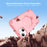 For iPhone 15 Case Compatible with MagSafe Kickstand TPU + PC Shockproof Phone Back Cover - Pink - 2