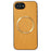 For iPhone 17e / 16e Case Drop-Proof TPU + Cloth Back Phone Cover Compatible with MagSafe - Orange - 1
