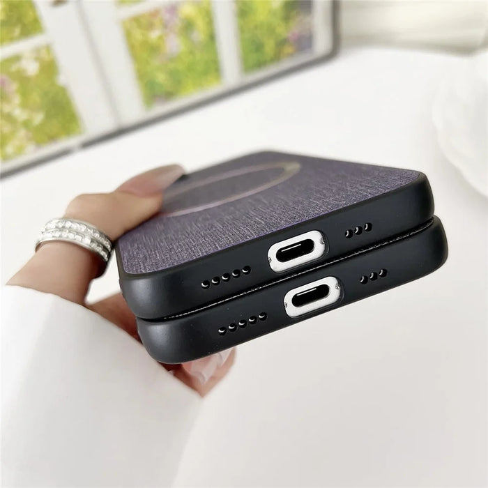 For iPhone 17e / 16e Case Drop-Proof TPU + Cloth Back Phone Cover Compatible with MagSafe - Orange - 6