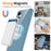 For Samsung Galaxy A06 4G Magnetic Case TPU Phone Back Cover with Lanyard - Blue - 7