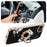 For iPhone 17e / 16e Case with Astronaut Ring Kickstand 6D Electroplating TPU Phone Cover - Black - 2