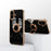 For iPhone 16 Case with Astronaut Ring Kickstand 6D Electroplating TPU Phone Cover - Black - 3