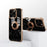 For iPhone 16 Pro Max Case with Astronaut Ring Kickstand 6D Electroplating TPU Phone Cover - Black - 3