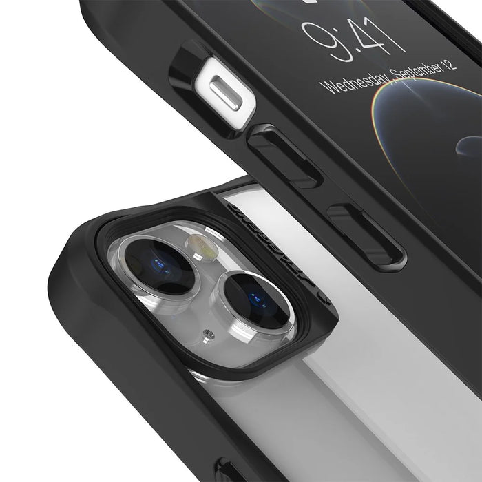 TLEGEND DX Military Grade Phone Case for iPhone 14 Plus, TPU+PC Drop-proof Mobile Phone Cover - Black - 4