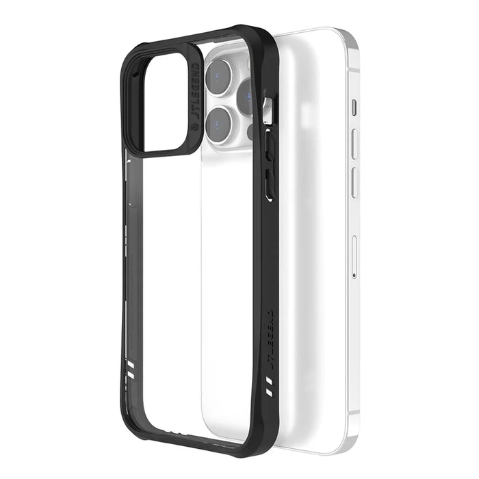 TLEGEND DX Military Grade Anti-fall Phone Case for iPhone 14 Pro, Scratch-resistant TPU+PC Cell Phone Cover - Black - 3