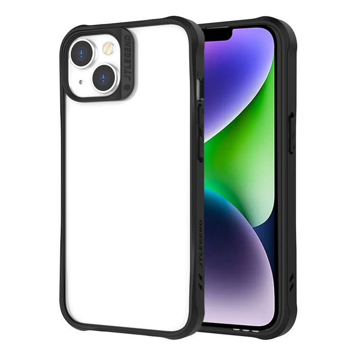 TLEGEND DX Military Grade Phone Case for iPhone 14, Lightweight Fall Prevention TPU+PC Cell Phone Cover - Black - 1