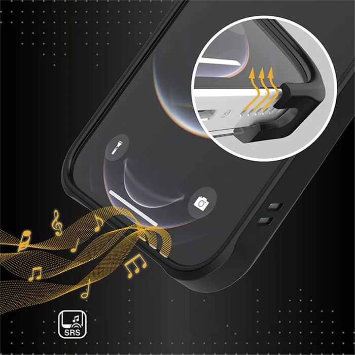 TLEGEND DX Military Grade Phone Case for iPhone 14, Lightweight Fall Prevention TPU+PC Cell Phone Cover - Black - 5