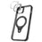 TLEGEND DX MAG Military Grade Phone Case for iPhone 14 Plus, Shockproof TPU + PC Protetive Back Cover with Camera Frame Support Wireless Charging - Black - 2